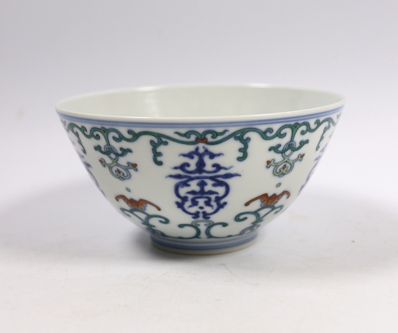 A Chinese doucai bowl, 13cm in diameter